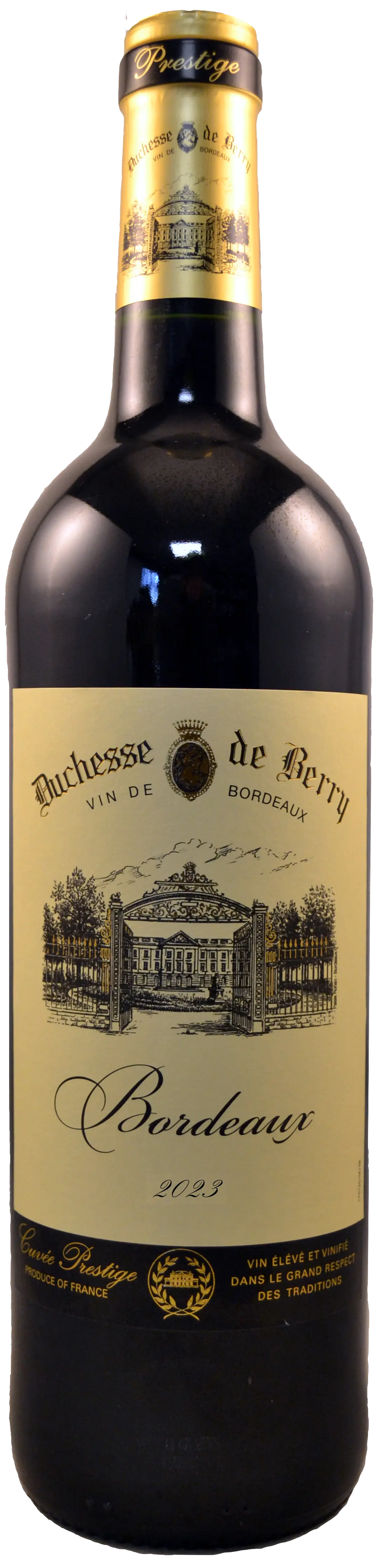 DUCHESSE DE BERRY 2021 AOP Bordeaux Rouge 75 cl ct6 CRD